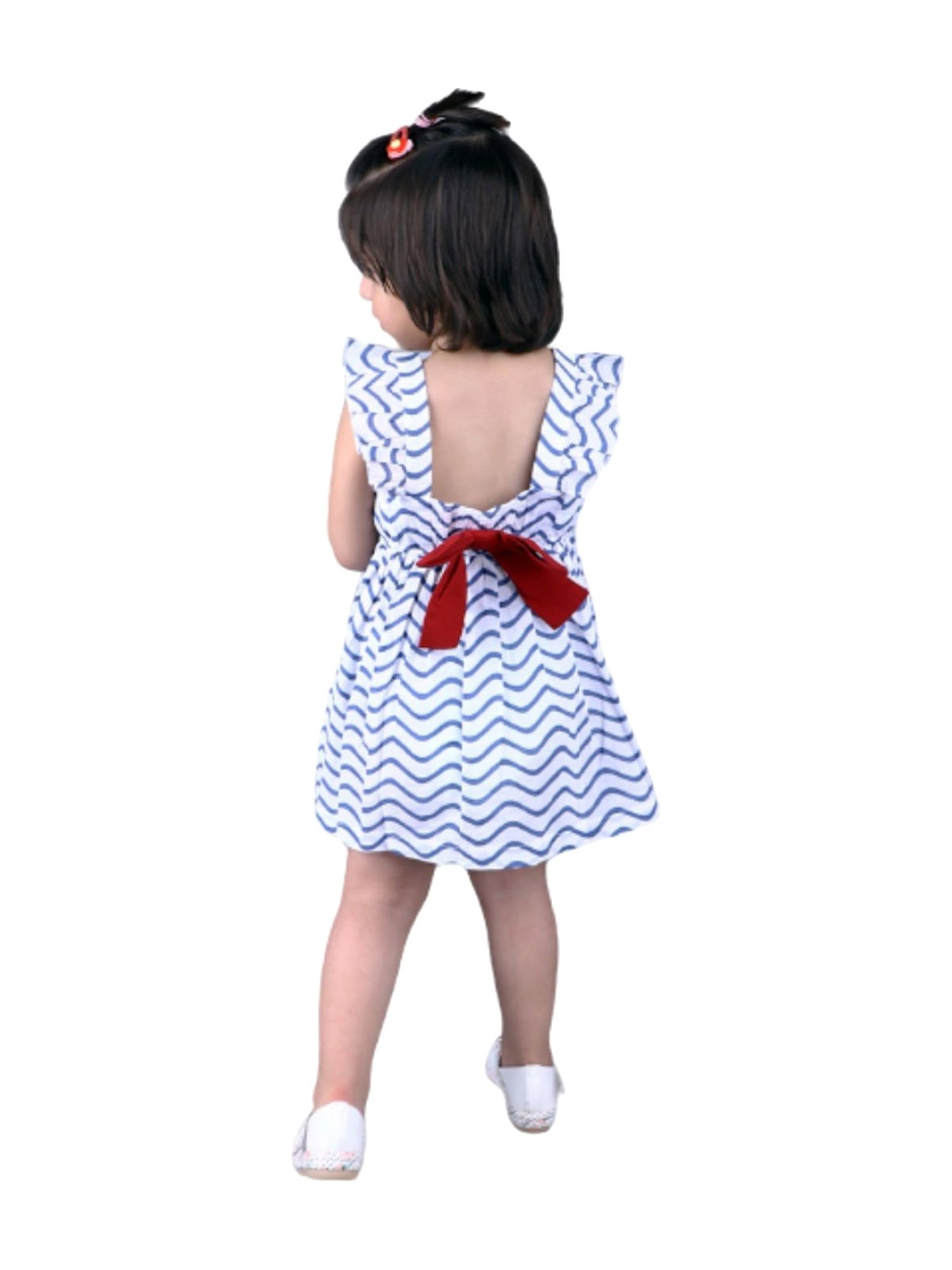 Nino Bambino Kids Multicolor Organic Cotton Printed Dress