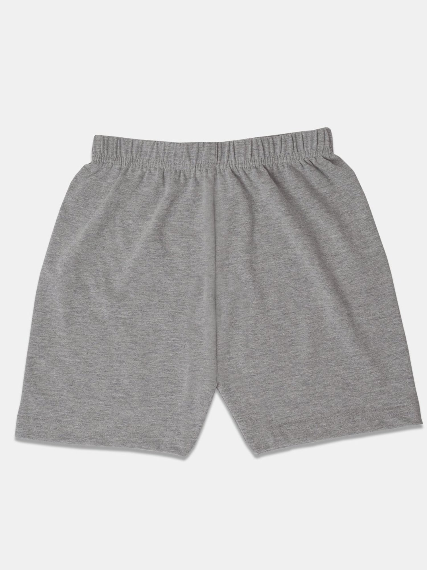 Sillysally Kids Grey Solid Bloomers (Pack of 2)
