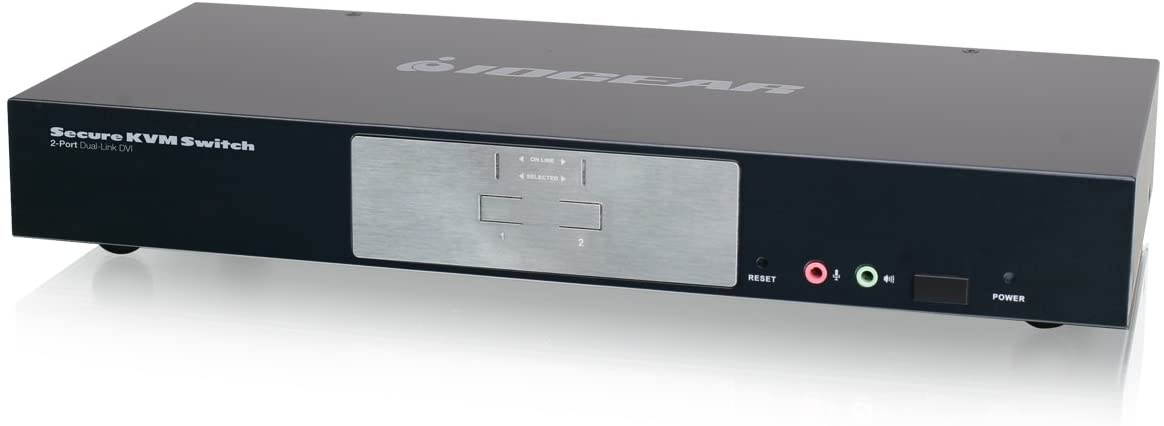 IOGEAR 2-Port Dual-Link DVI Secure KVM Switch