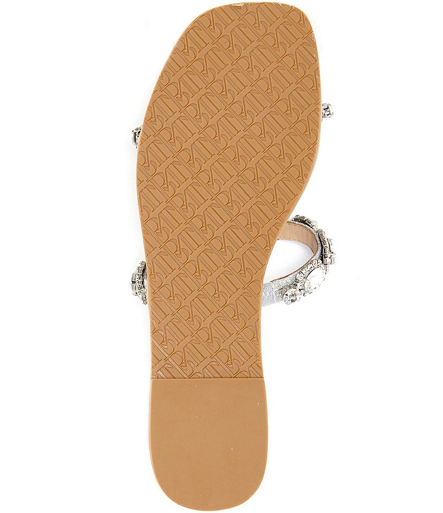 Badgley Mischka Reed Jeweled Strap Detail Sandals