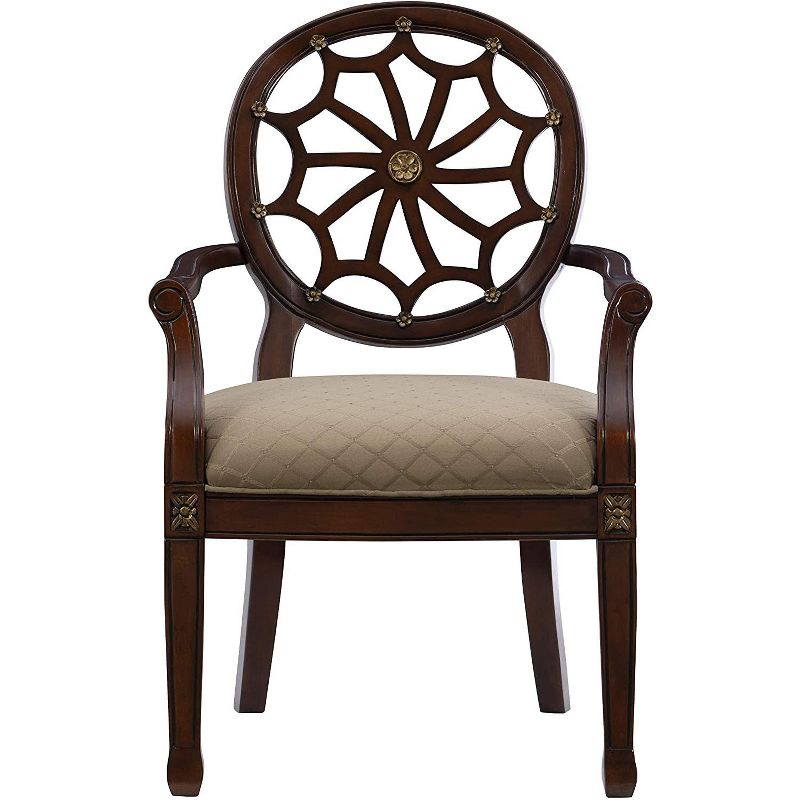 Powell Spider Web Back Accent Chair