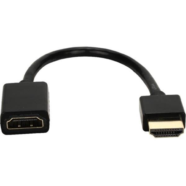 QVS 0.5ft High Speed HDMI UltraHD 4K with Ethernet Thin Flexible Extension Cable