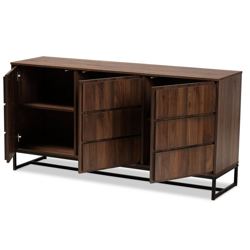 Carmel Sideboard Dark Brown/Black - Chique