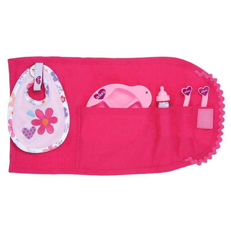 Adora Baby Doll 6 Piece Feeding Set with Bib & Bottle
