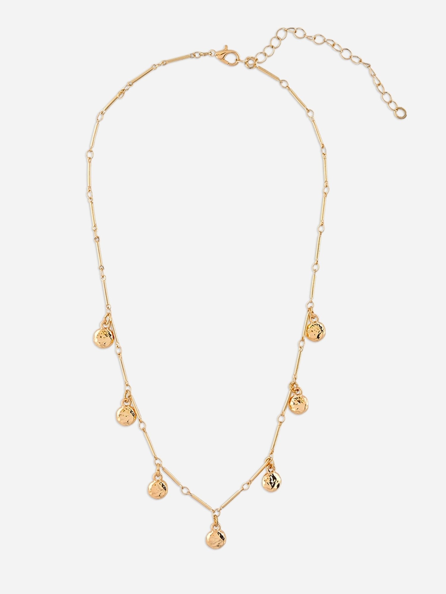 ToniQ Gold-plated Elegant Multicharms Choker Necklace for Women & Girls