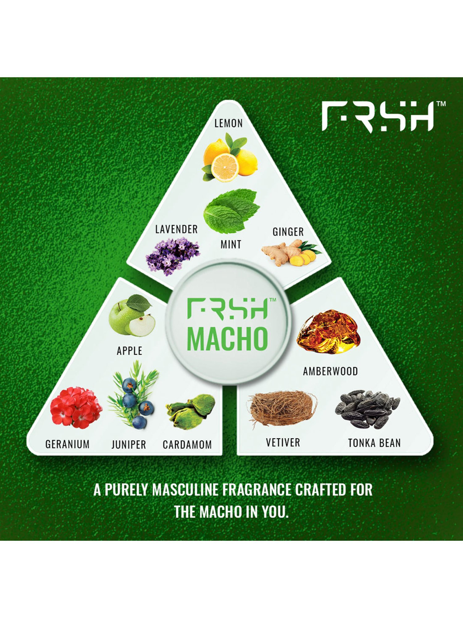 FRSH Dedorant Body Spray Hero & Macho - Pack of 2