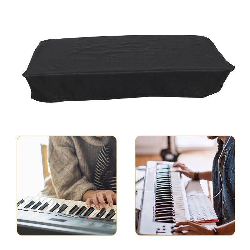 Electronic Piano Keyboard Cover with Adjustable Cord Digital Piano Protector