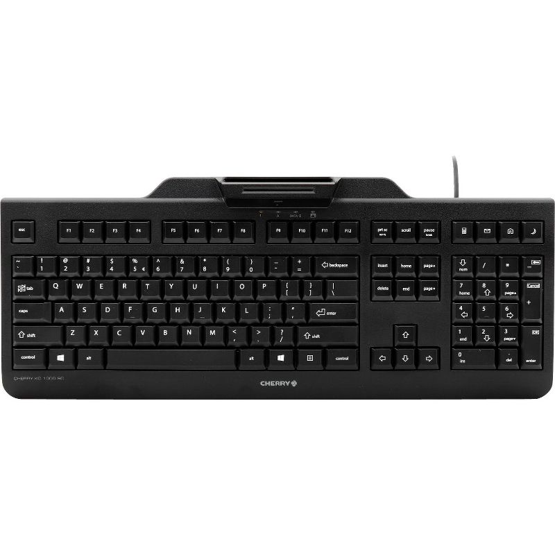 CHERRY KC 1000 SC Security Keyboard, Black (JK-A0100EU-2)