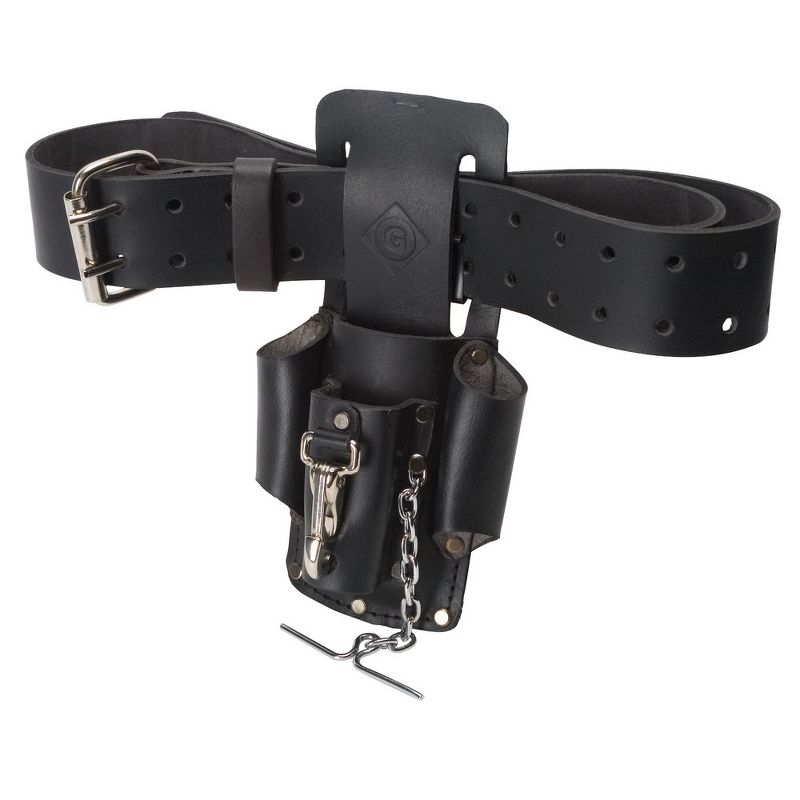 Greenlee 52024823 Heavy-Duty 4-Pocket Leather Pouch