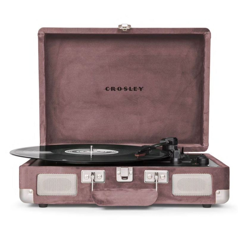 Crosley CR8805A-PS Cruiser Premium Turntable - Purple Ash Velvet
