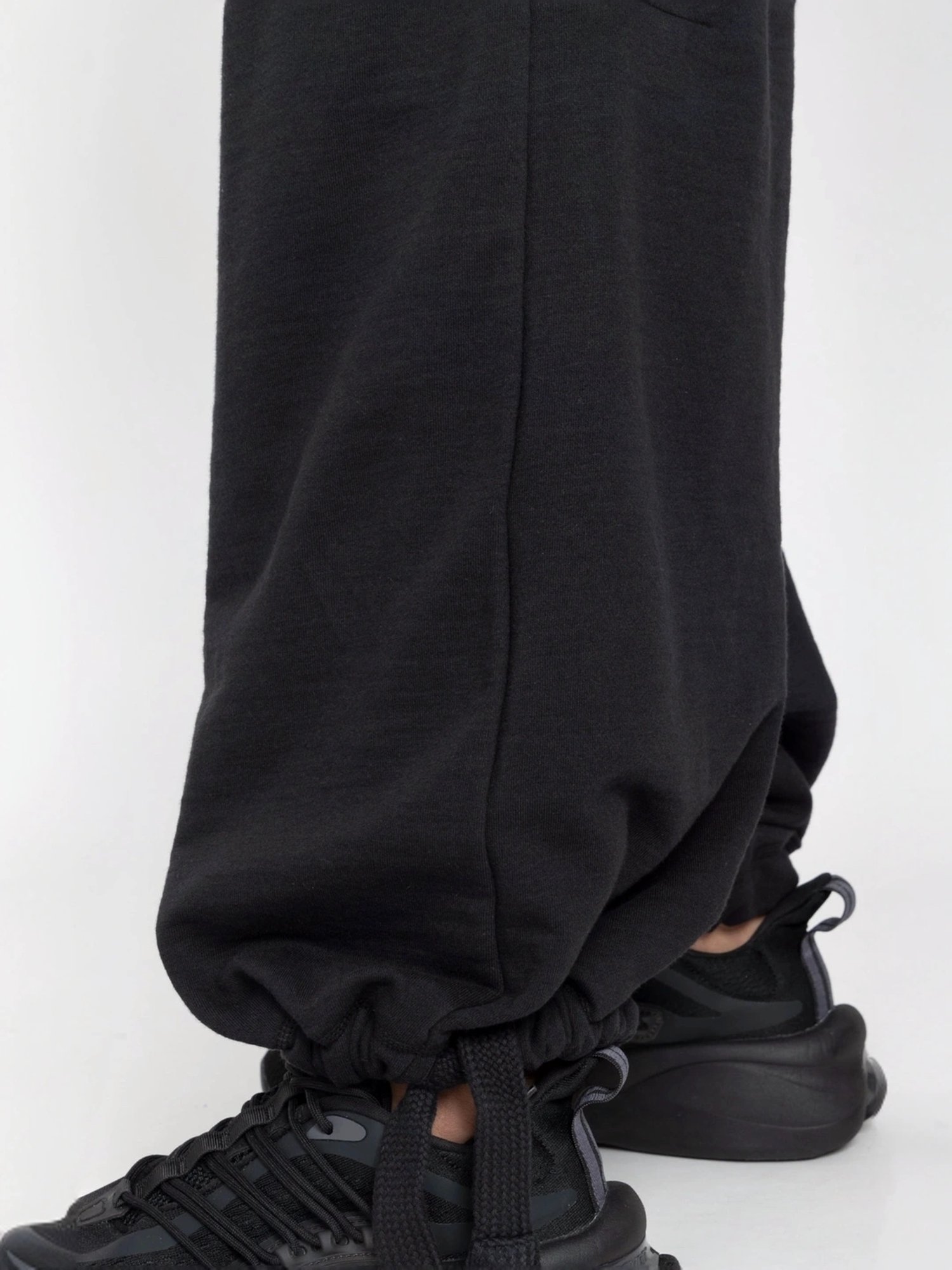 KENDALL + KYLIE Black Cotton Sports Tights