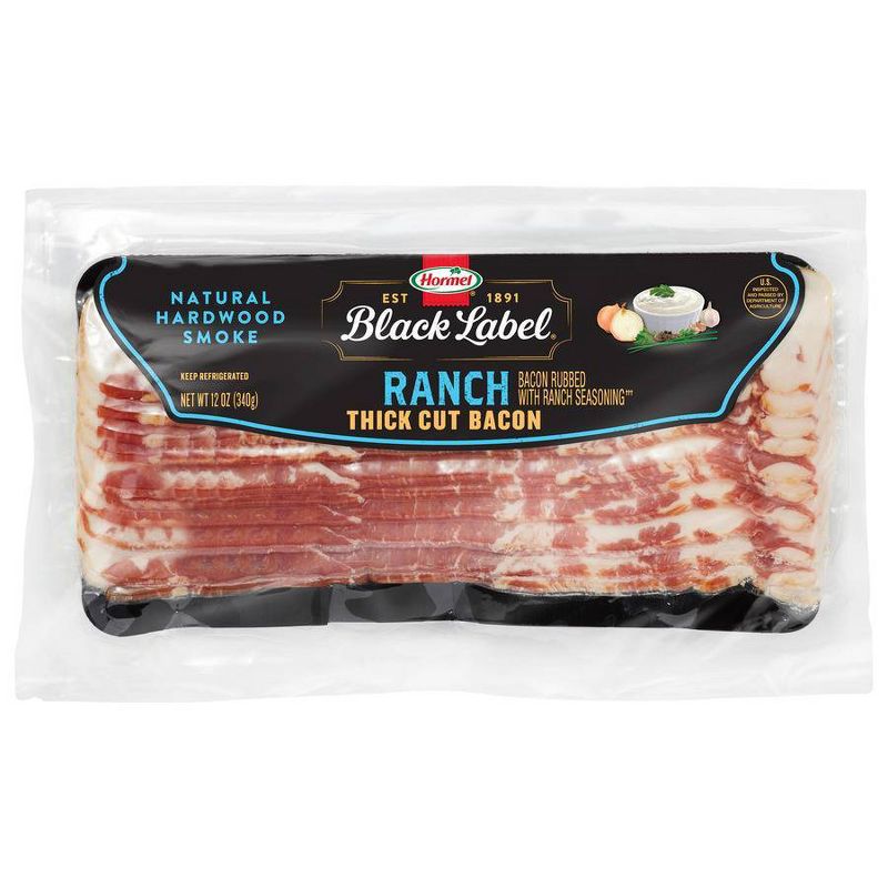 Hormel Black Label Ranch Thick Cut Bacon - 12oz
