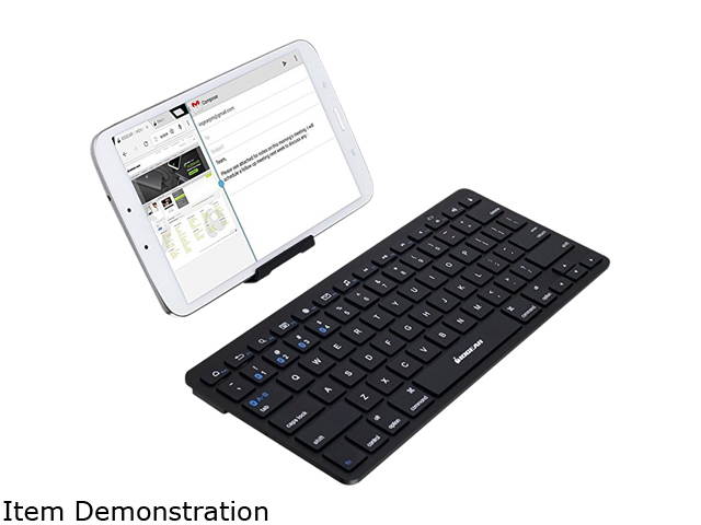 IOGEAR GKB632B Black Bluetooth Wireless Keyboard