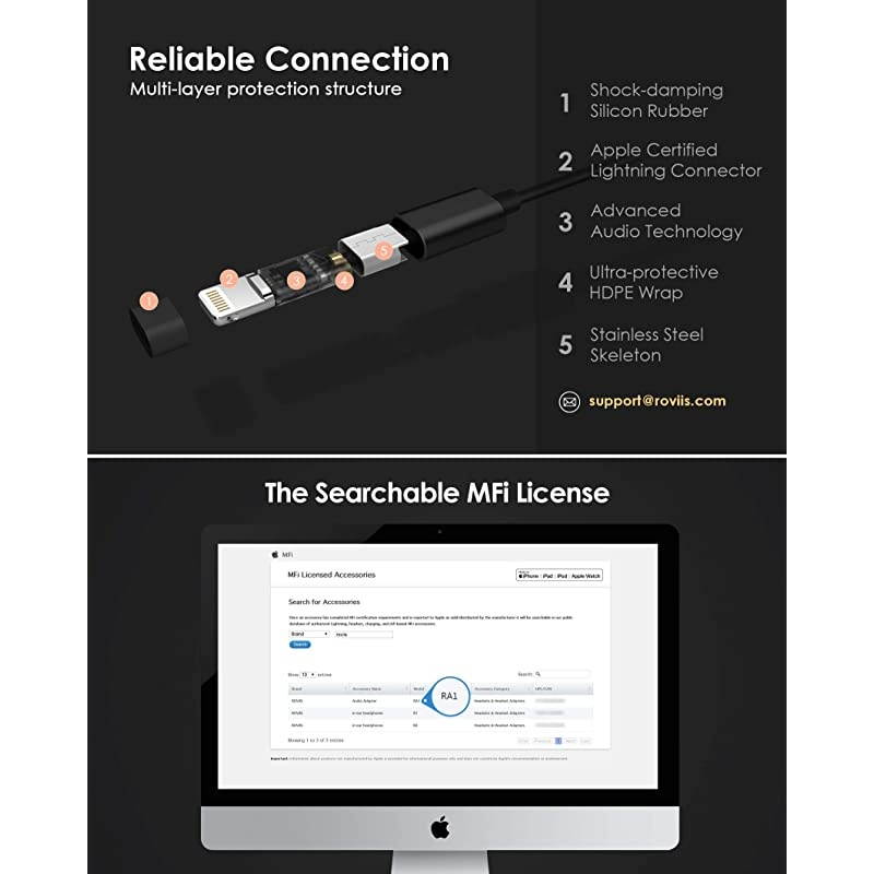 to 3.5 mm Headphone Jack Adapter MFi Certified Earphone Dongle Aux Cord Earbuds Audio Cable Converter Compatible with iPhone 12 11 Pro Max iPhone X XS XR Max iPhone 8 Plus 7 Plus RA1