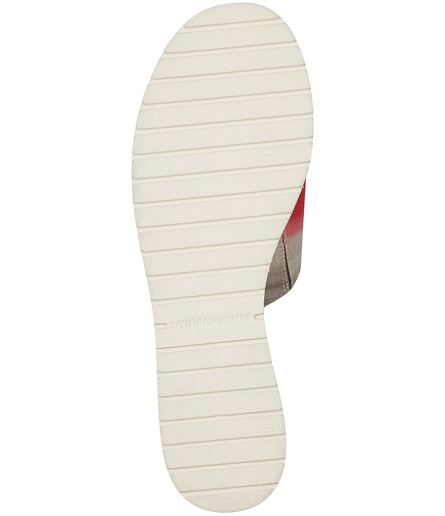 Vince Camuto Vivtina Fabric Cork Footbed Wedge Sandals