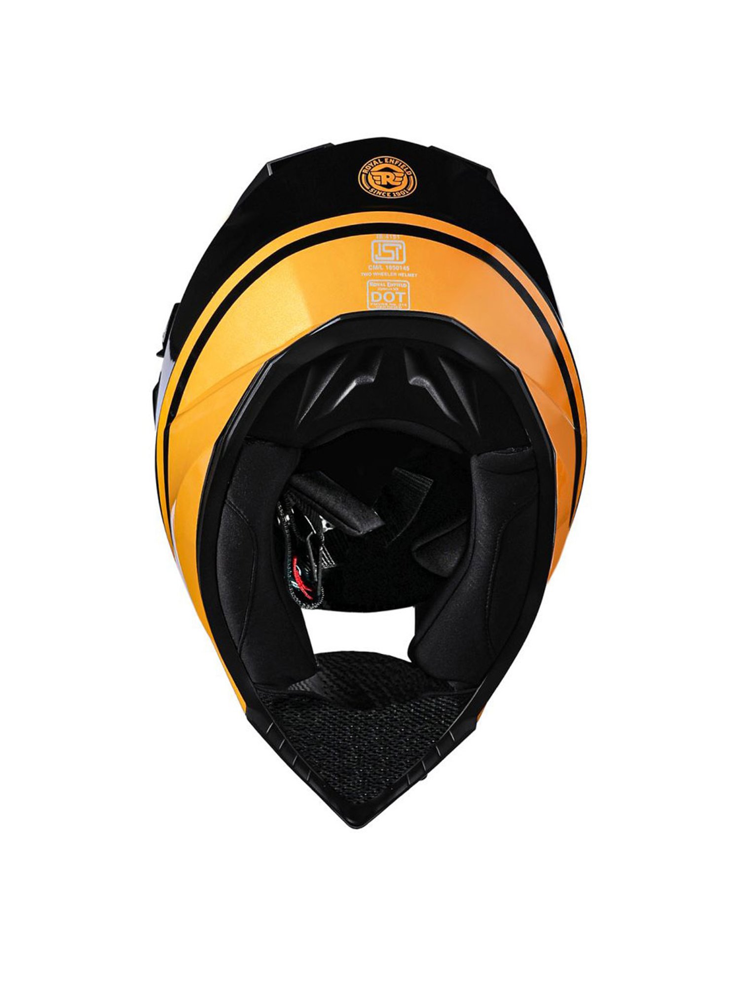 Royal Enfield Optimus MX Black Printed Helmet