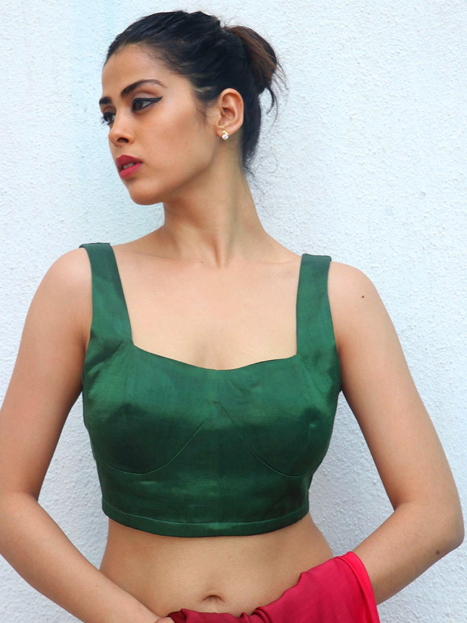 Chidiyaa Chandrabhaga Mashru Silk Blouse - SFLAR