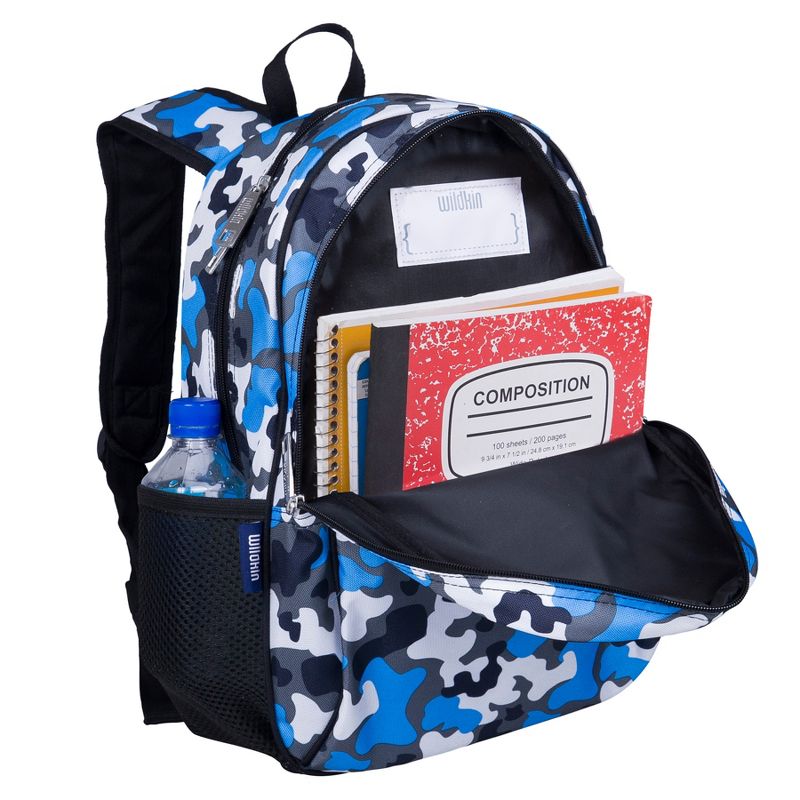 Wildkin Blue Camo 15 Inch Backpack