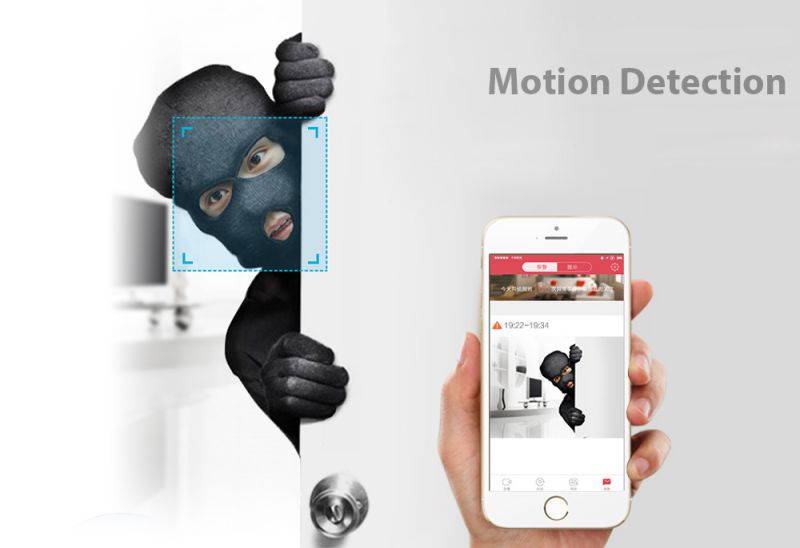 Szsinocam SN - IPC - 3014FSW10 Alarm IP Camera Night Vision 1.0 Mega Pixel 720P WHITE US Plug