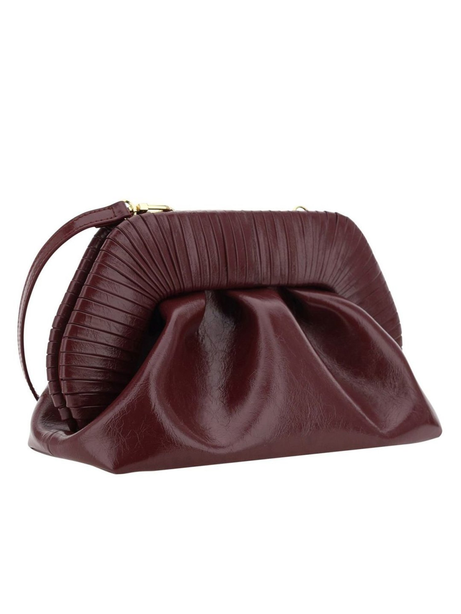 Themoire Marsala Tia Clutch