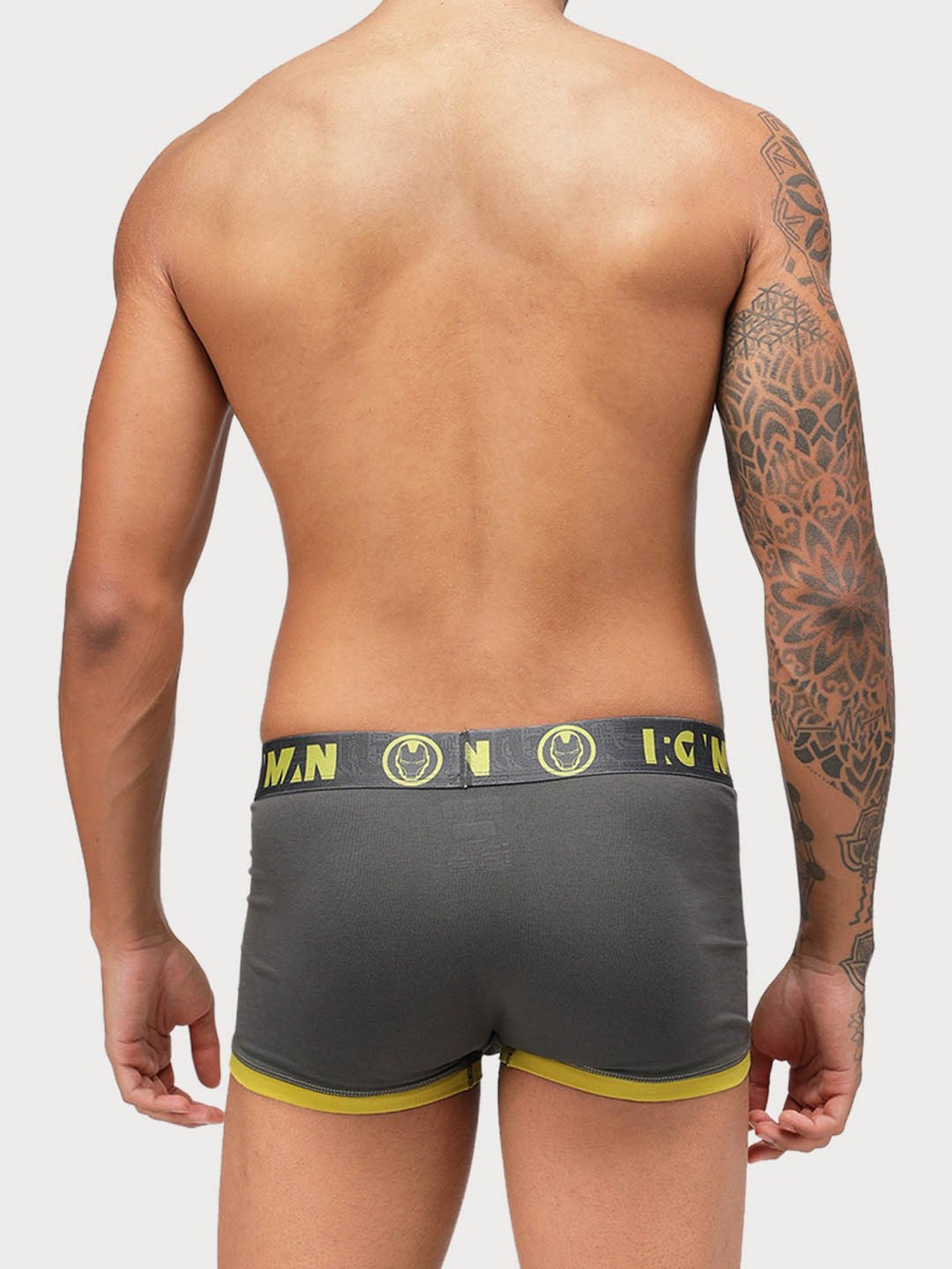 Zoiro Sulphur & Chinese Red Regular Fit Trunks - Pack Of 2