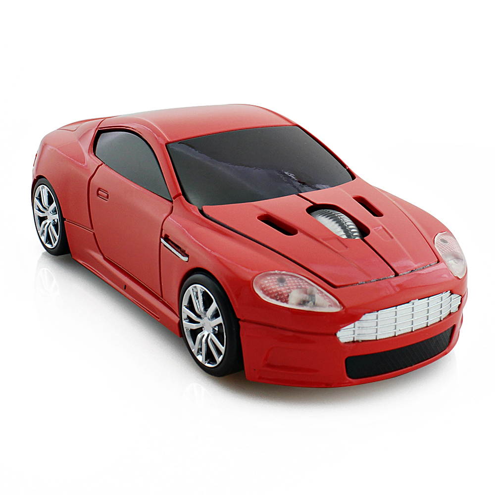 NEW Wireless Mouse Fashion Super Sports Car Mause Mice 2.4Ghz Optical Mouse for PC Laptop Computer