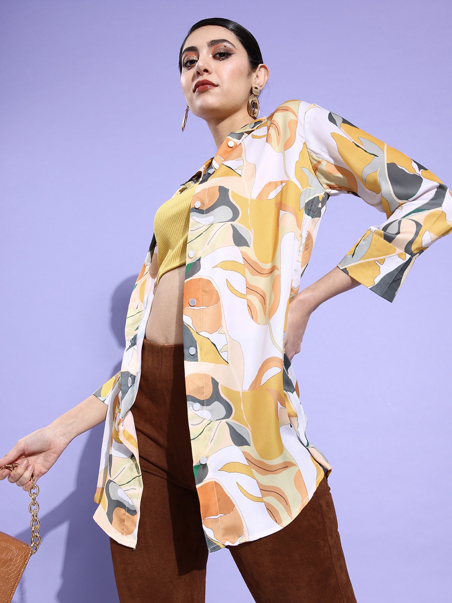 Anvi Be Yourself Multicolor Printed Shirt