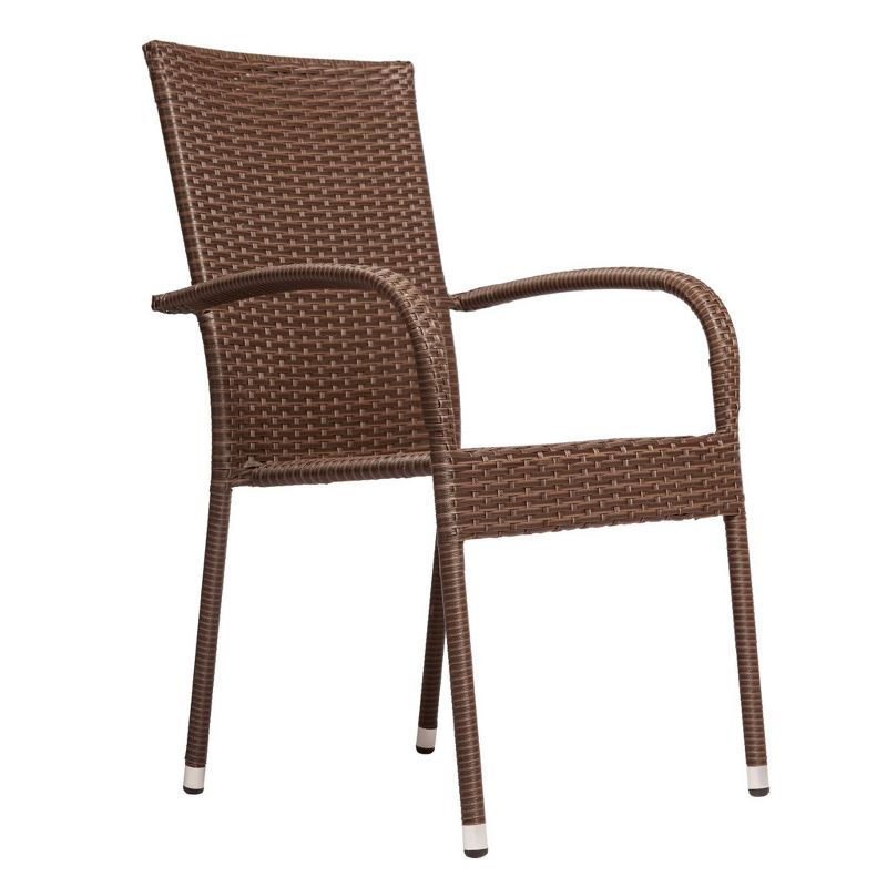 Morgan 4pk Outdoor Patio Wicker Chair - Balkene Home