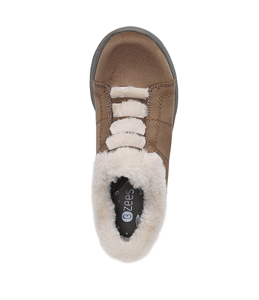 Bzees Premium Golden Faux Fur Lined Washable Ankle Booties