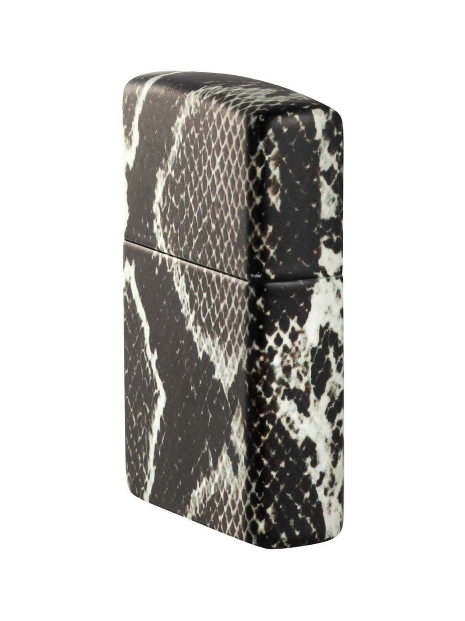 ZIPPO Snake Skin Design Black Brass Windproof Pocket Lighter