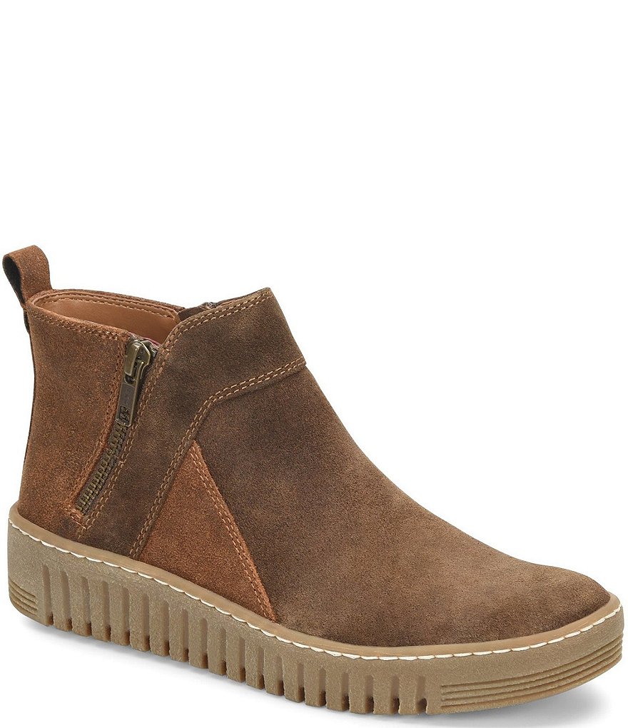 Comfortiva Hartwick Suede Leather High-Top Sneakers