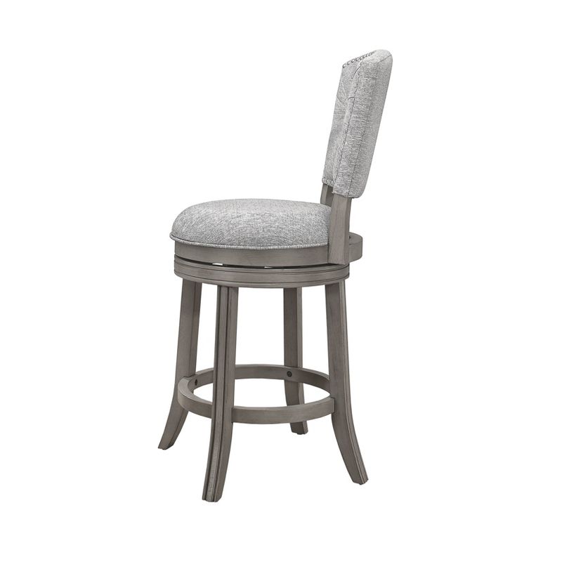 Santa Clara II Swivel Counter Height Barstool Gray - Hillsdale Furniture