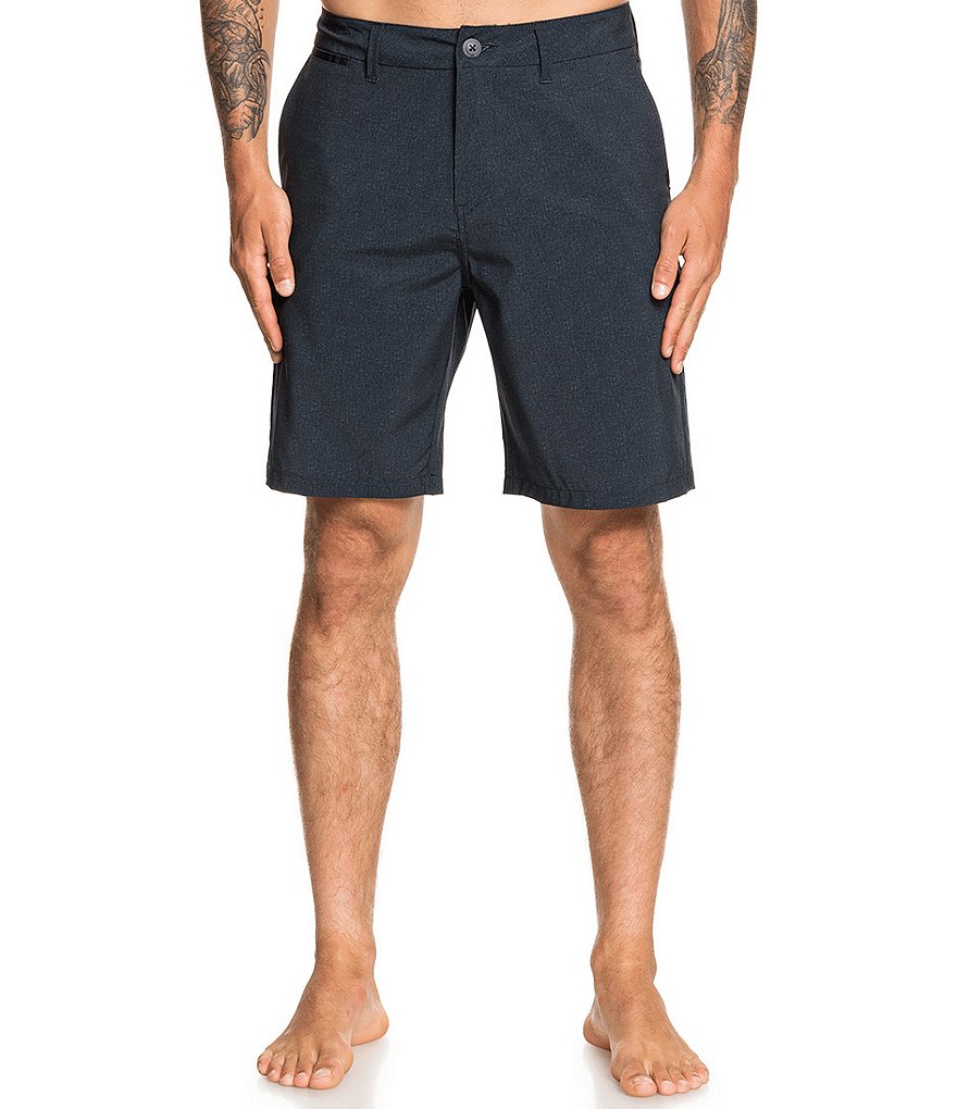 Quiksilver Union Heather Amphibian 20#double; Outseam REPREVE&reg; Recycled Materials Hybrid Shorts