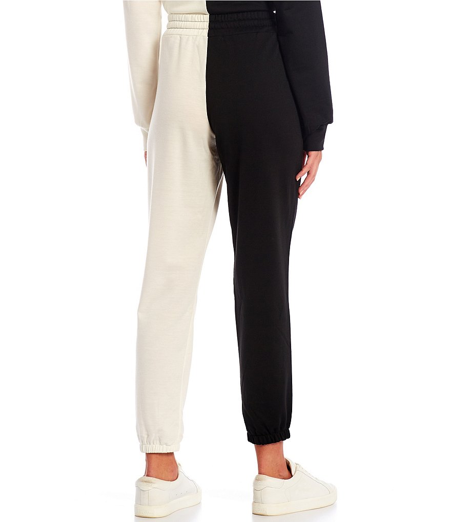 Angie High Rise Stripe Cargo Jogger Pants