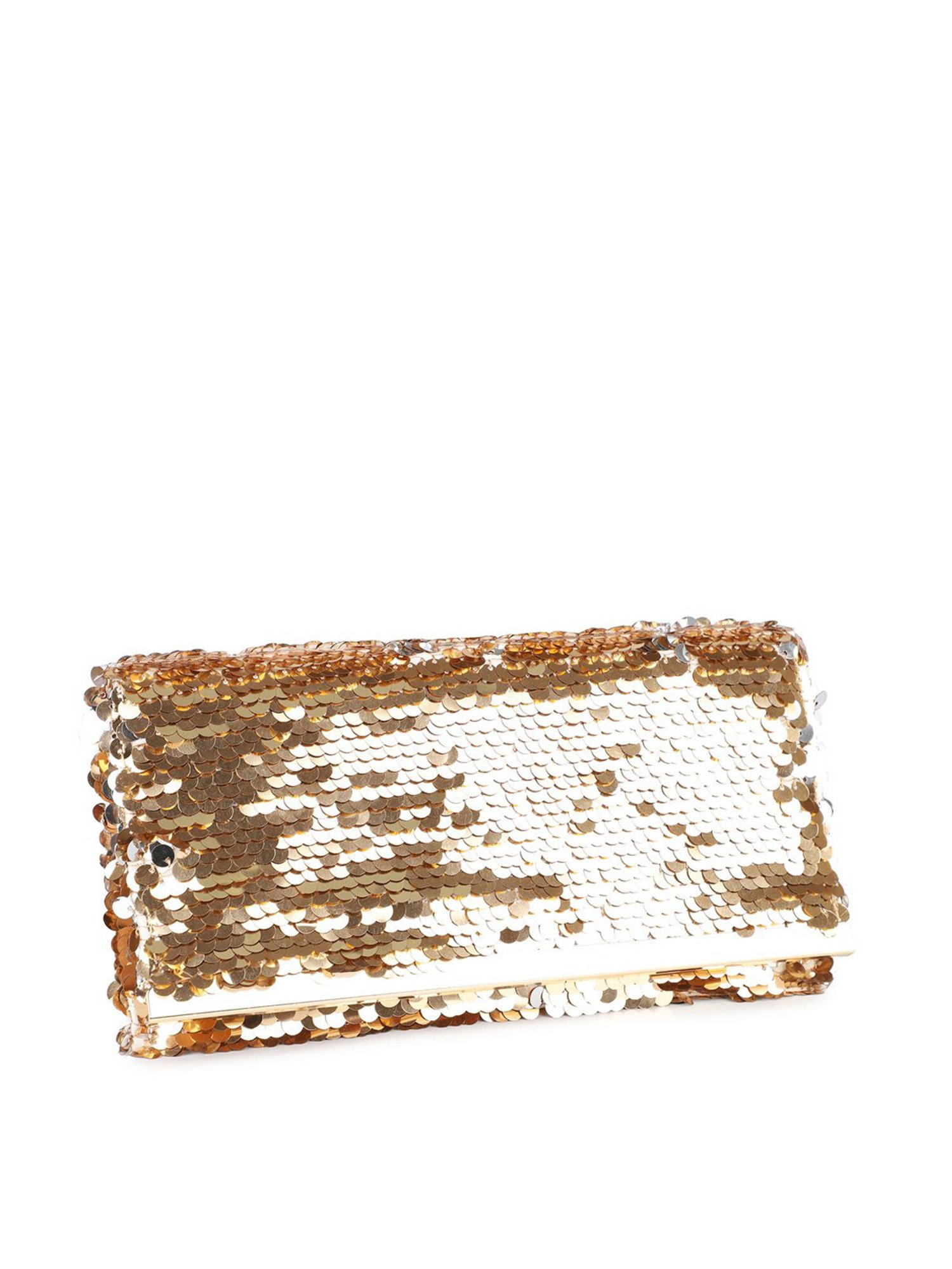 Inc.5 Golden Synthetic Embellished Clutch