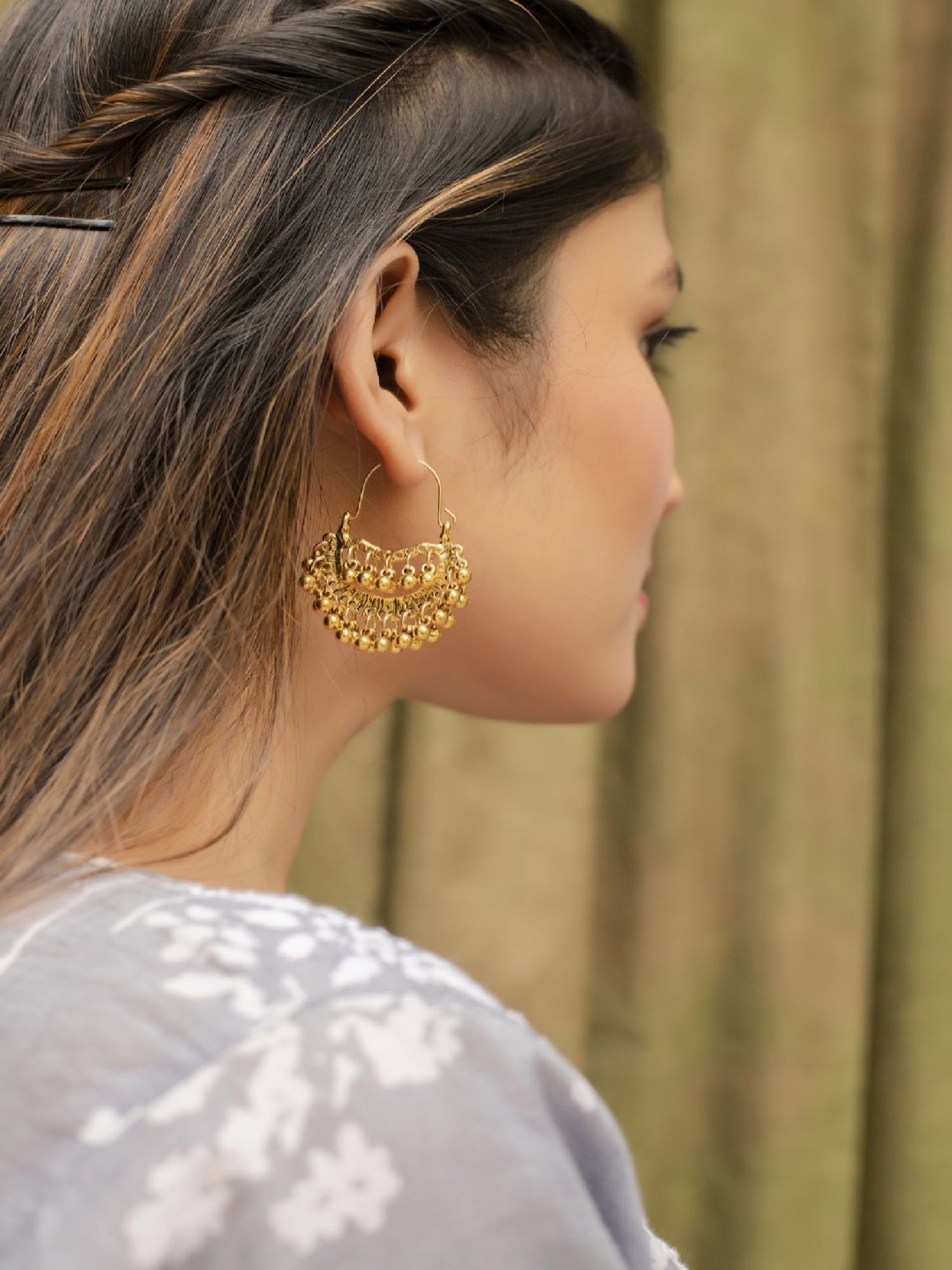 Jewelz Trendy Bali Earrings for Girls & Women