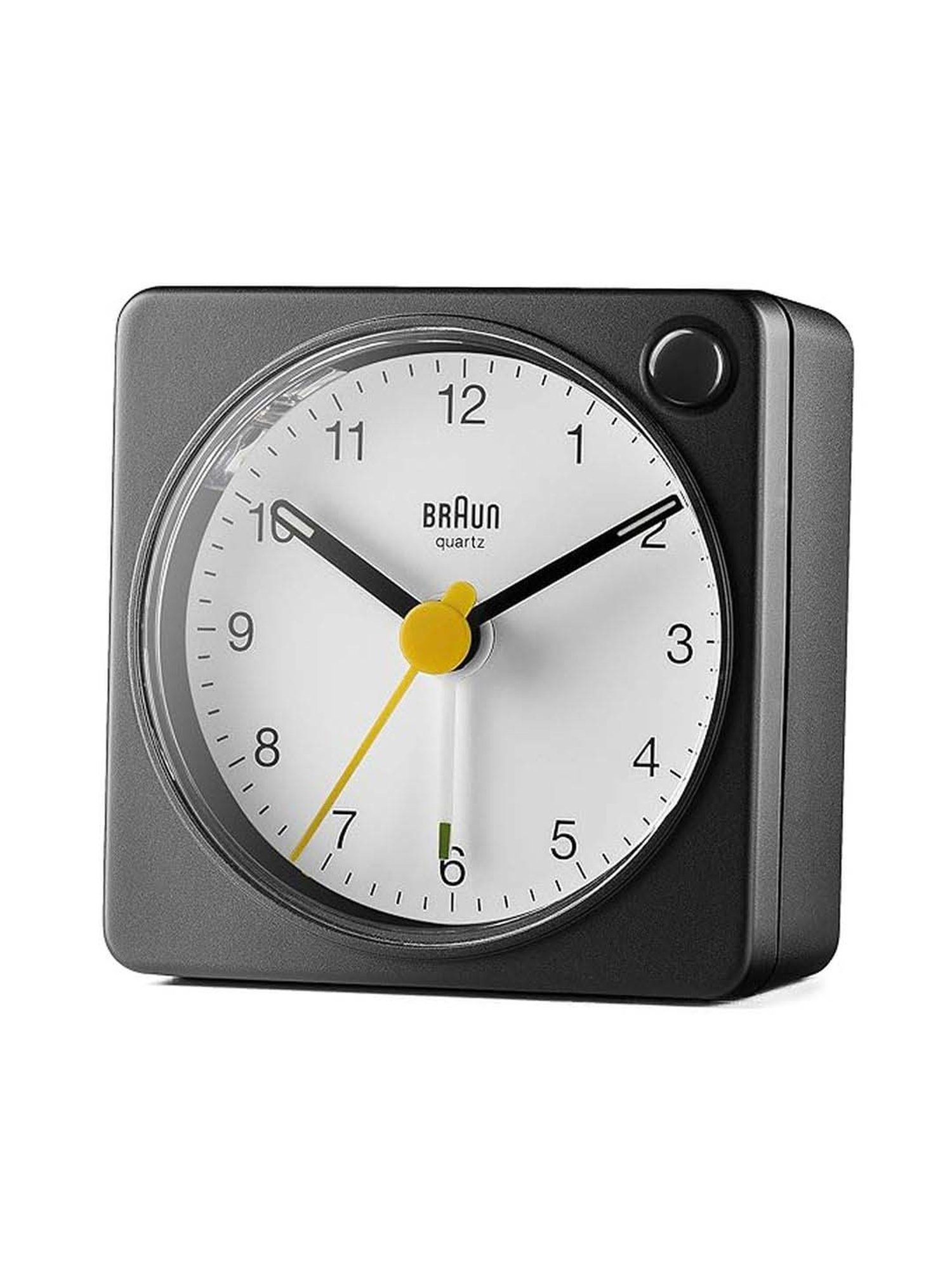 Braun Black Classic Large Analog Wall Clock With Silent Sweep Movement