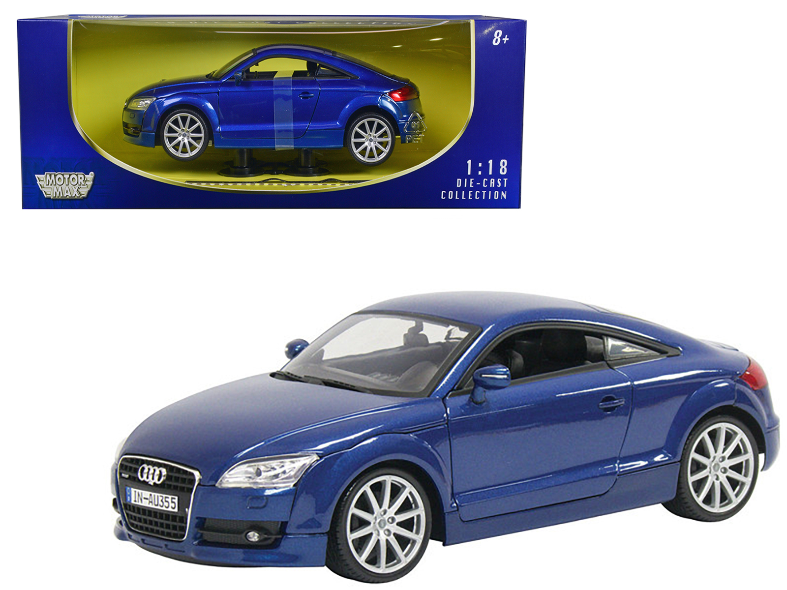 2022 Audi RS 3 Sedan Performance Edition Nargo Gray with Sunroof 1/18 Model Car by GT Spirit