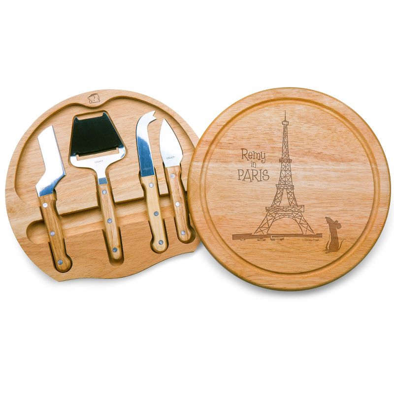 Disney Ratatouille Circo Wood Cheese Board with Tool Set by Picnic Time