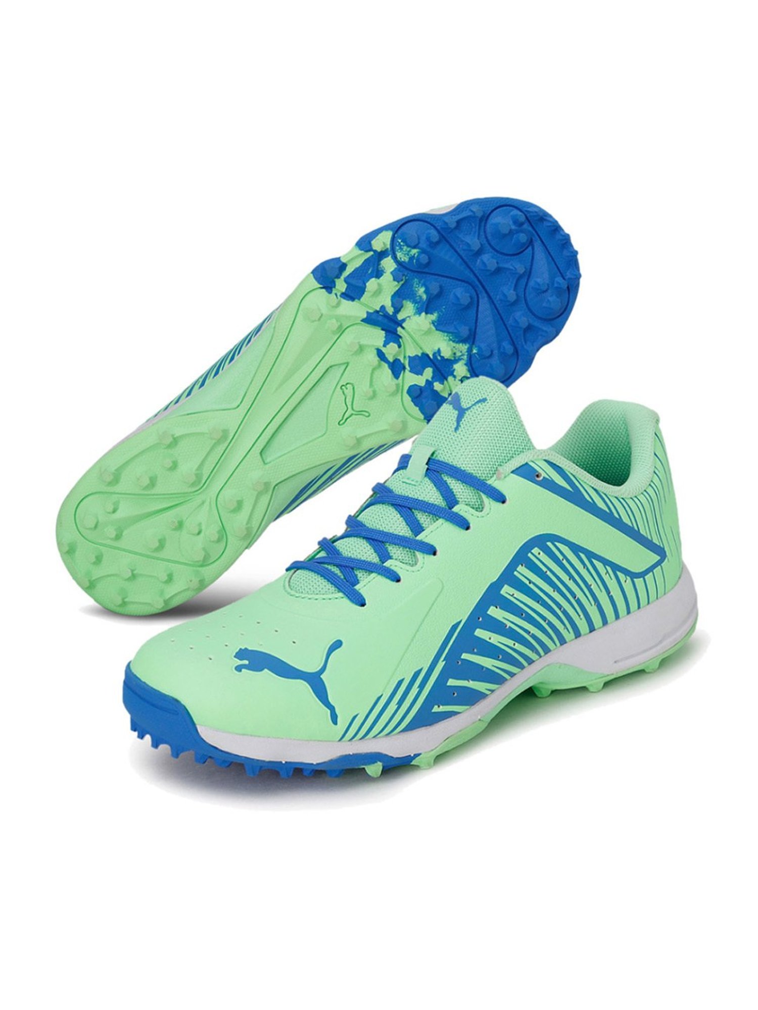 Nivia Men's Track and field-100 Orange Cricket Shoes