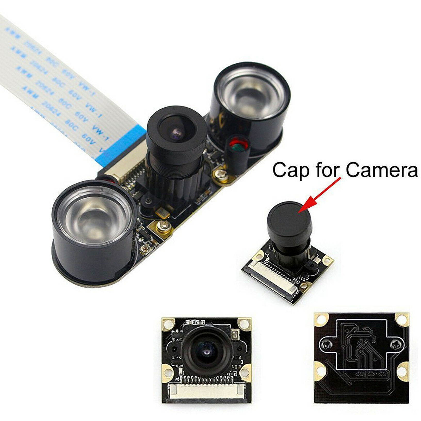Night Vision IR Surveillance Camera Module Video Webcam For Raspberry Pi 3