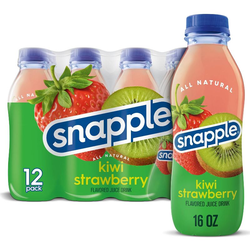 Snapple Kiwi Strawberry - 12pk/16 fl oz Bottles