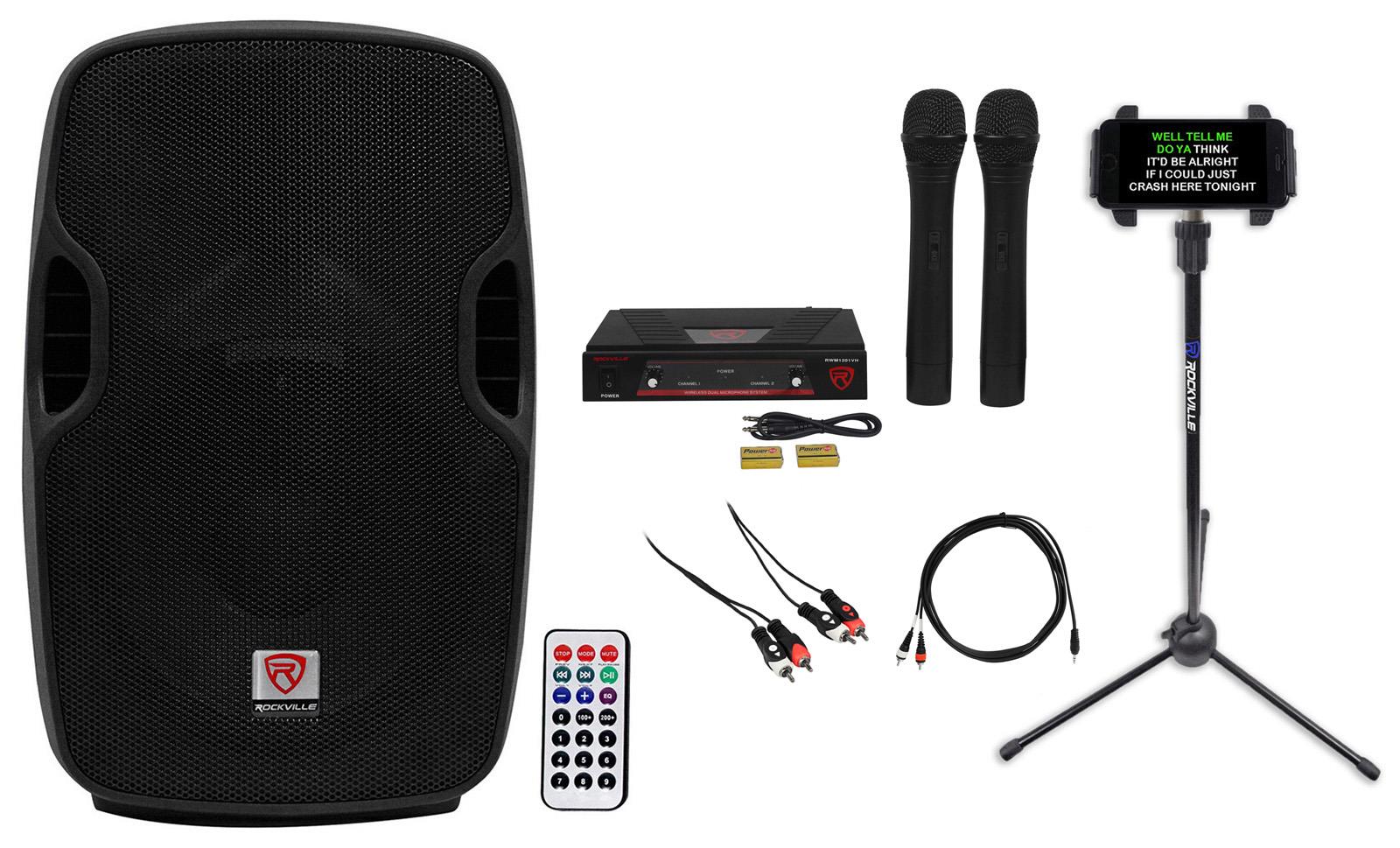 Rockville 10" Pro Karaoke Machine/System 4 ipad/iphone/Android/Laptop/TV/Tablet