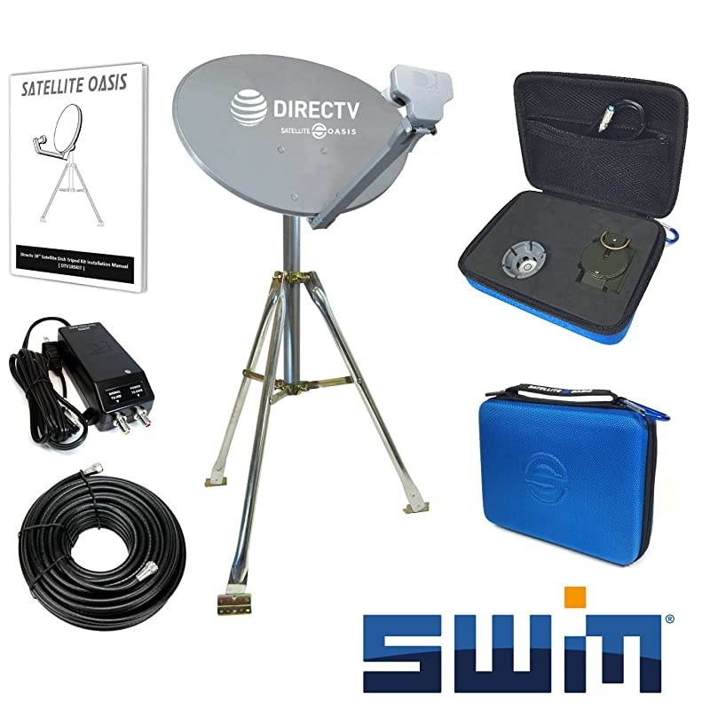Swim Mobile RV Portable Satellite Dish Tripod Kit SWM SL3S