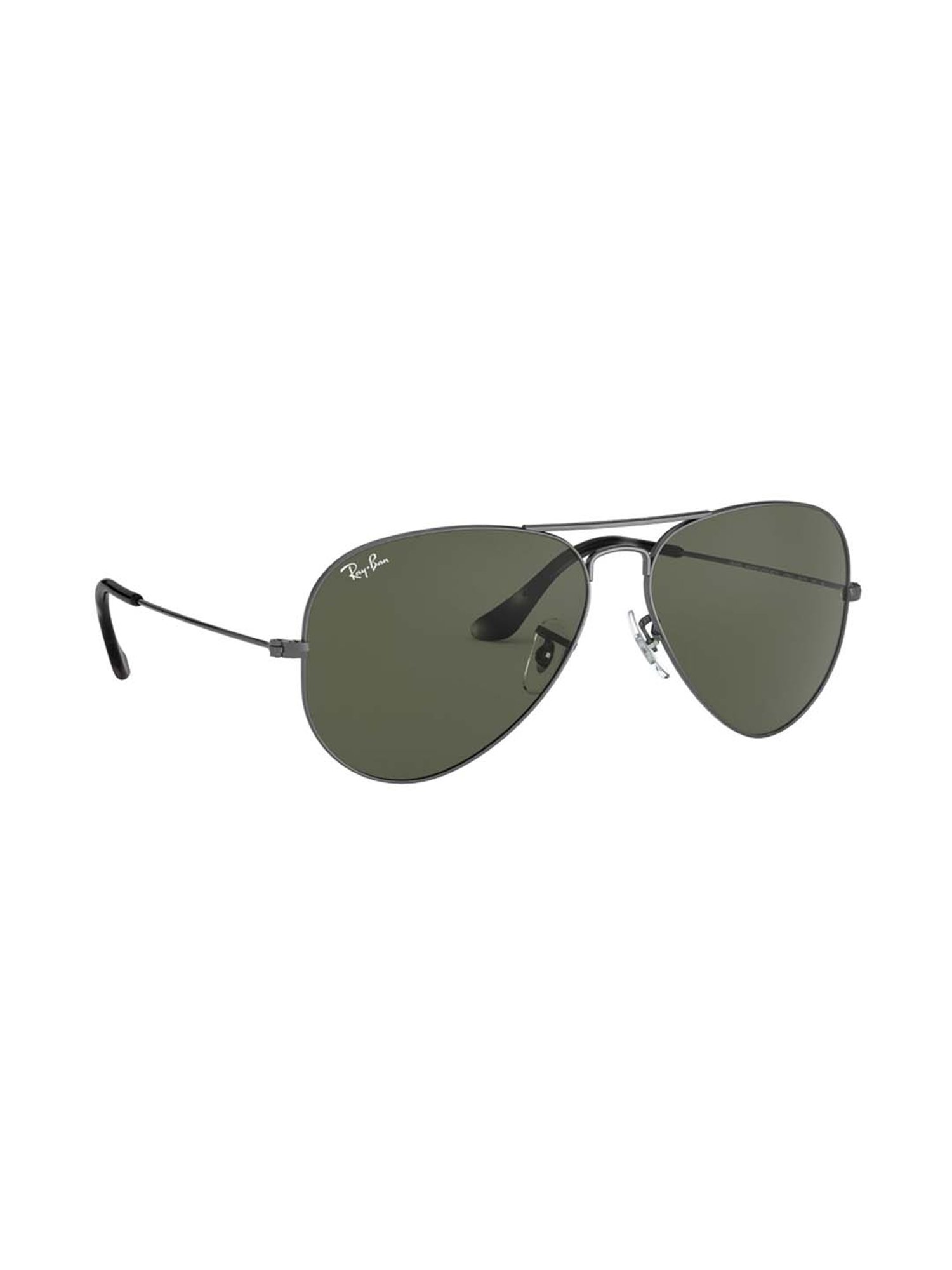 RAY-BAN Unisex UV Protected Green Lens Pilot Sunglasses - 0RB302591903162