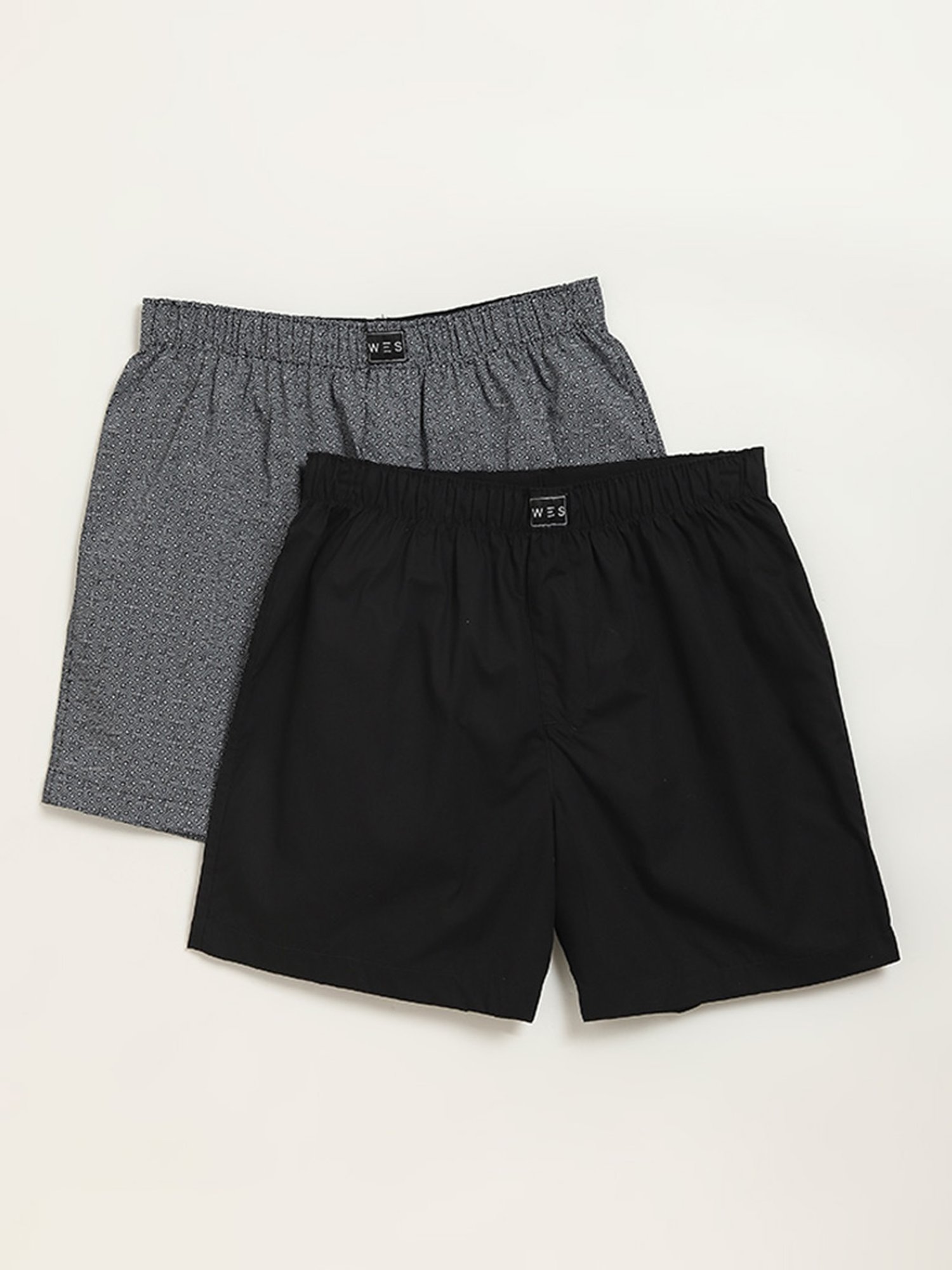 WES Lounge by Westside Multicolor Printed Boxers - Pack of 2