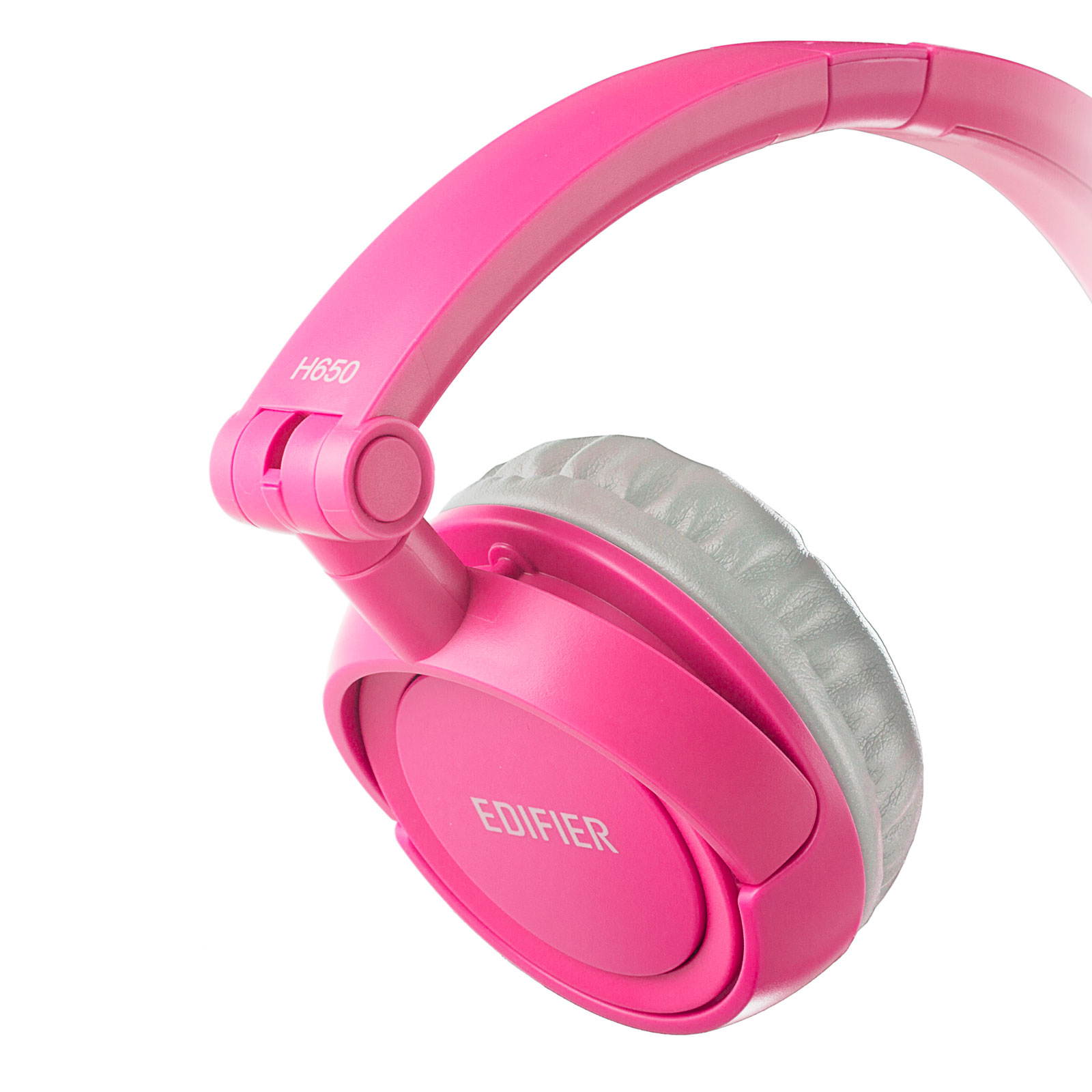 Edifier H650 Headphones - Hi-Fi On-Ear Foldable Noise-Isolating Stereo Headphone, Ultralight and Tri-fold Portable - Black White Orange Blue Violet/Purple Pink