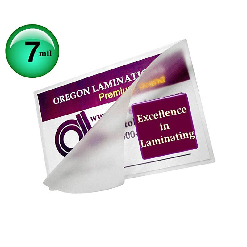 mil Letter hot Laminating Pouches 100/box 9 x 11-1/2" glossy thermal laminator pockets