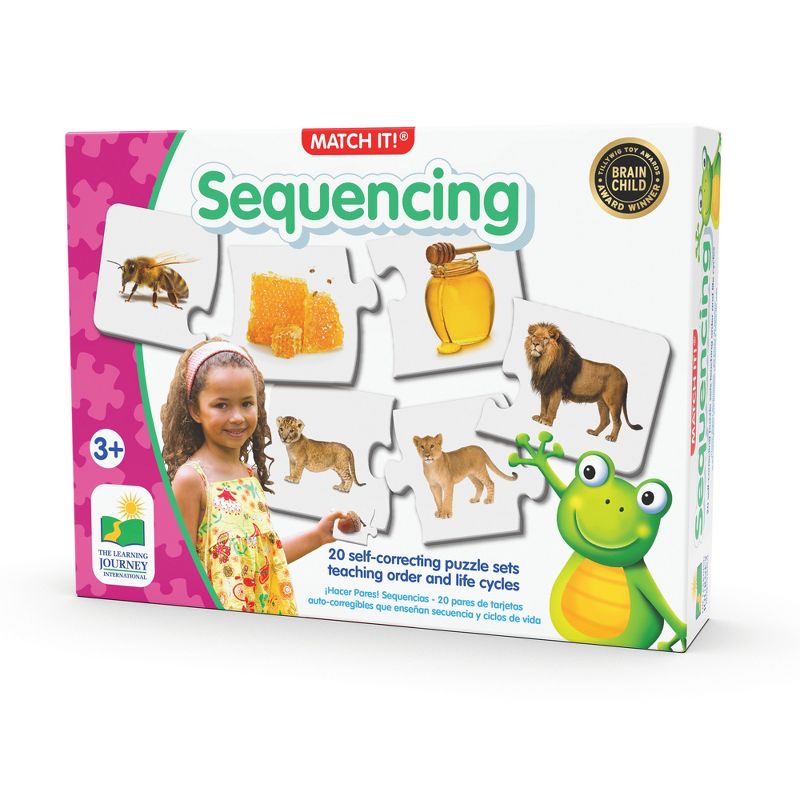 The Learning Journey Match It! Sequencing  20 self correcting puzzle sets