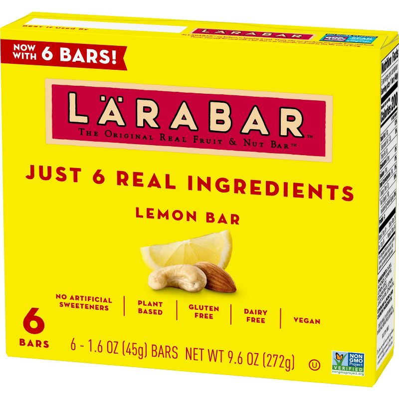 Larabar Lemon Bar Protein Bar - 9.6oz/6ct